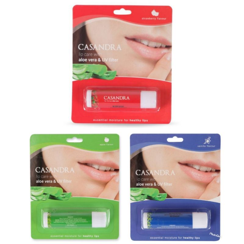 Casandra Lip Care with Aloe Vera &amp; UV Filter