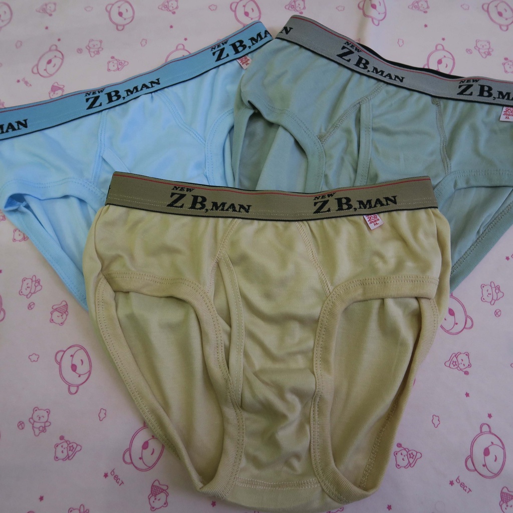 CD Pria Dewasa Murah (Isi 3 pc) Karet Boxer / CD Cowo Katun / Celana Dalam Brief Pria Murah