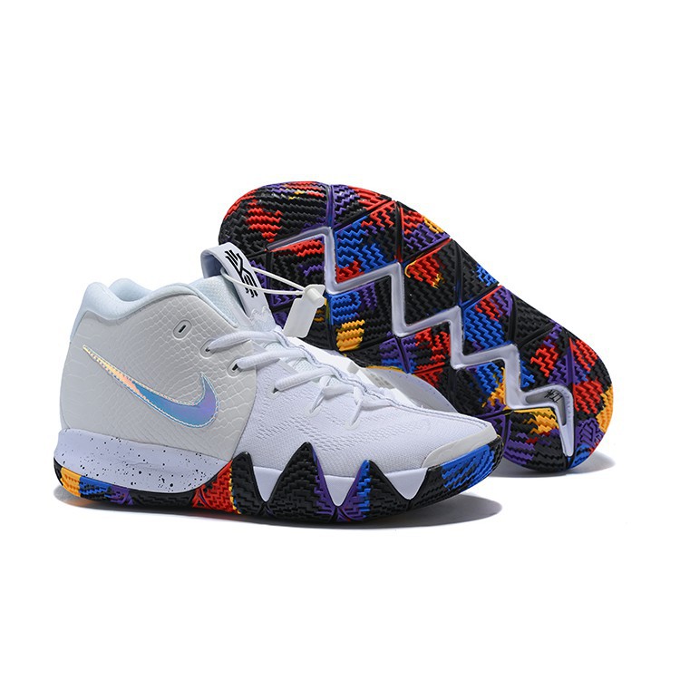 Nike Kyrie 4 EP Kyle Irving 4 White Mens Basketball Shoes Sport Shoes |  Shopee Indonesia