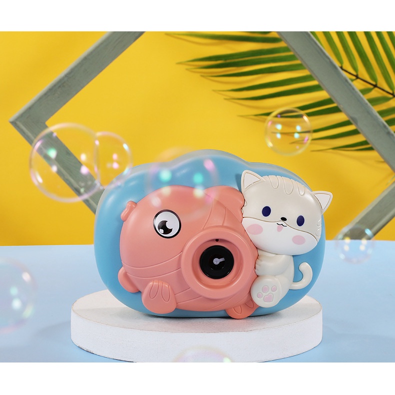 Minan Anak Bubble Camera/Mainan Anak Bubble Machine Beautiful Music-New Cat