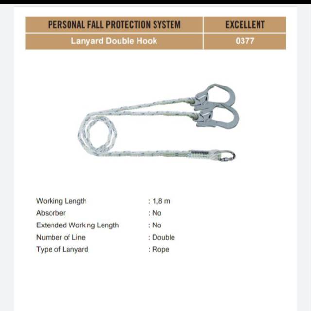 

hook double lanyard