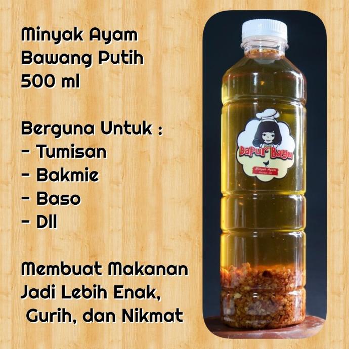 

Promo Awal tahun Minyak Ayam/ Minyak Ayam Bawang Putih 500ml Promo Awal tahun