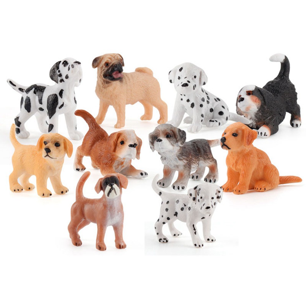 Wonderful Miniatur Anjing Pug 10 Model Untuk Dekorasi Rumah / Taman