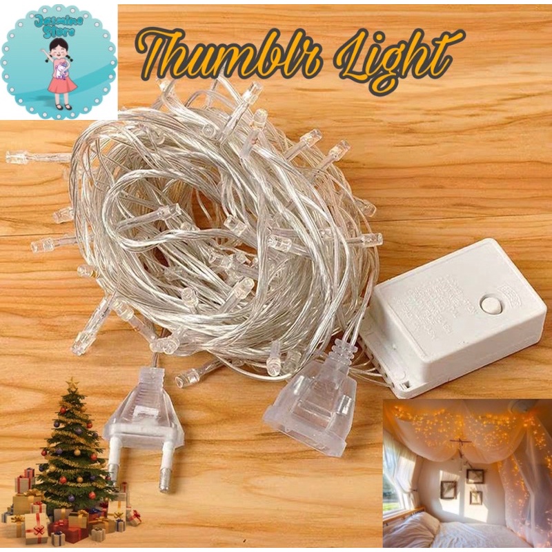 Tumbler Light/Lampu Thumbler/Lampu Hias Kamar/Tmblr Light/Lampu Hias Natal/Lampu Dekorasi Kamar