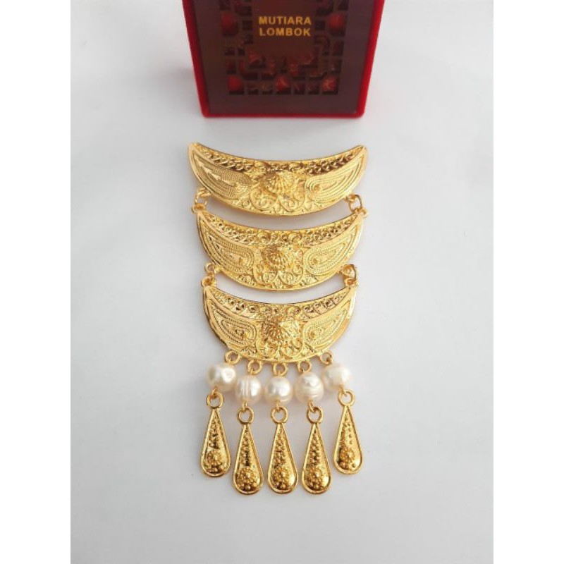 BERSERTIFIKAT MUTIARA LOMBOK BROS MUTIARA LOMBOK GAYA ETNIK BROS KEBAYA