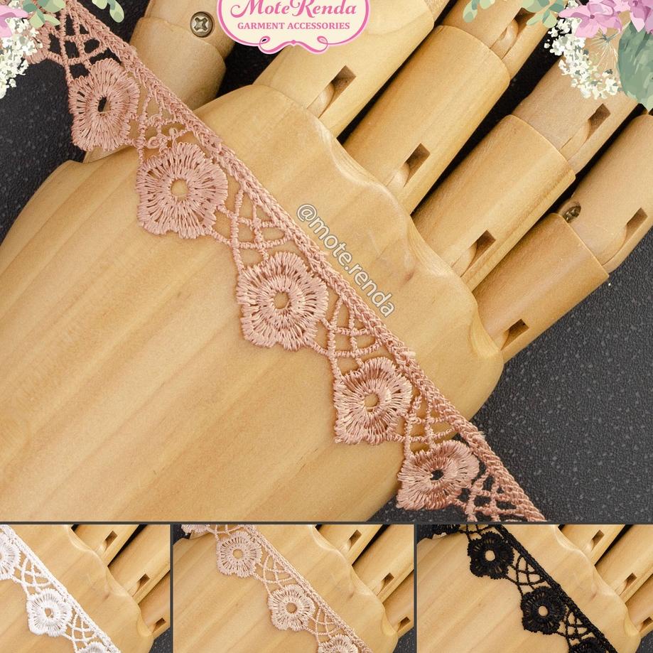 Skip Aja☄️ Renda giper grosir, lebar 2cm (harga per roll) kode 5GPB20 | TRENDING | TERBARU LAGI |