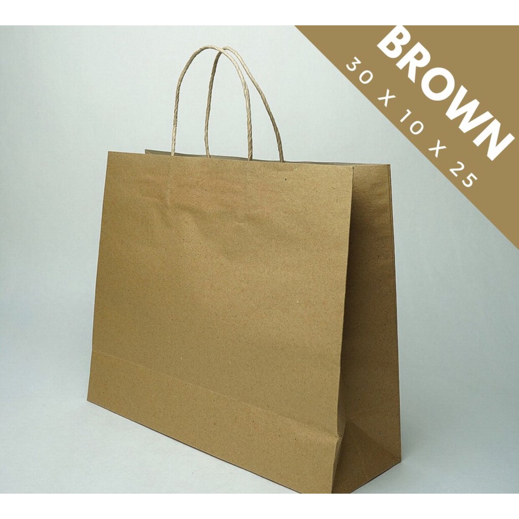 

Paper Bag Coklat Polos/ Tas Hampers / goodie bag