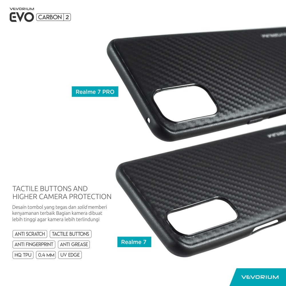 VEVORIUM EVO CARBON Realme 7 PRO Realme 7 Premium Soft Case Softcase