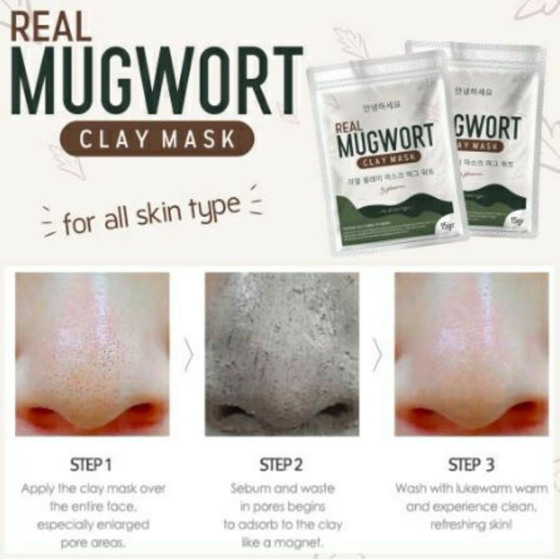 Masker wajah organik viral tiktok jerawat masker mugort