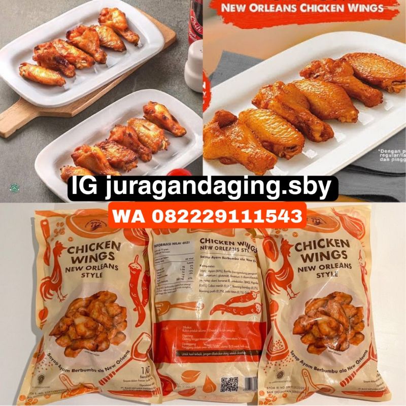

New Orleans Chicken Wings 1kg