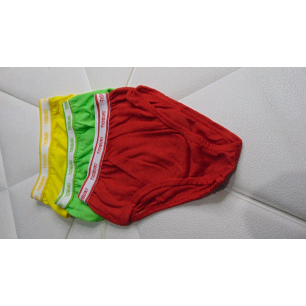 SS - 6 Pcs CD Anak Laki laki Polos Ban Boxer Bonabon / Sempak Anak / Sempak Anak Laki laki