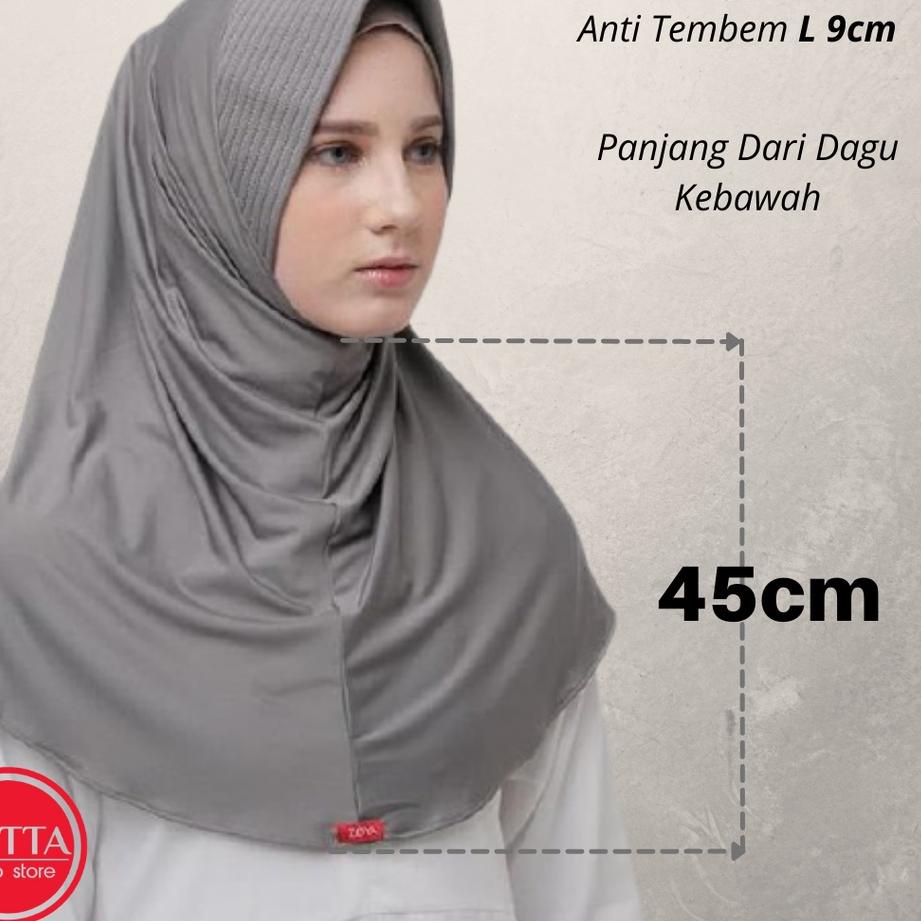 Dijamin Miring harga.. JILBAB INSTAN ZOYA  BERGO MARSHA HL HEIQ READY HITAM, NAVY, ABU, PUTIH COklat
