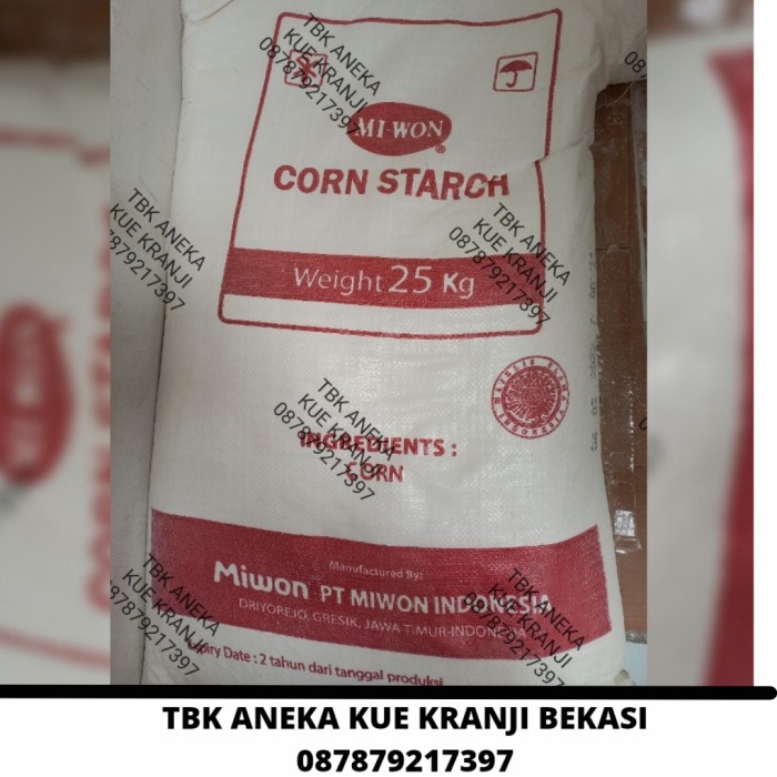 

Tepung Maizena 1 Bal/25 Kg/Corn Starch/Mi-Won/Via Gojek Only