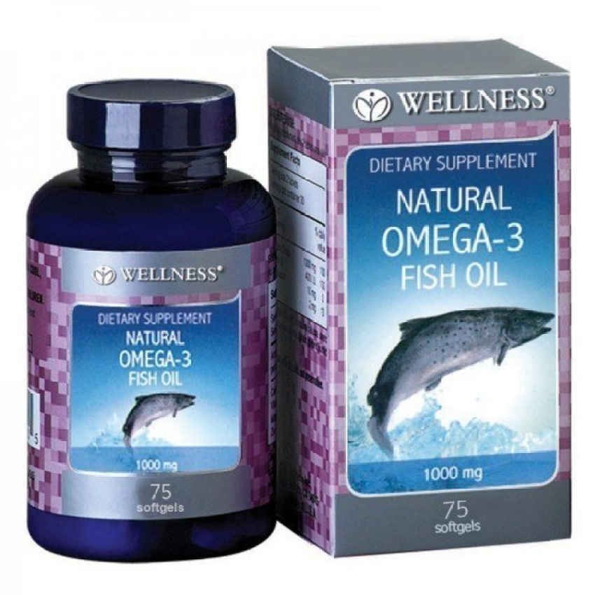 Wellness Omega-3 Fish Oil mengandung Omega-3