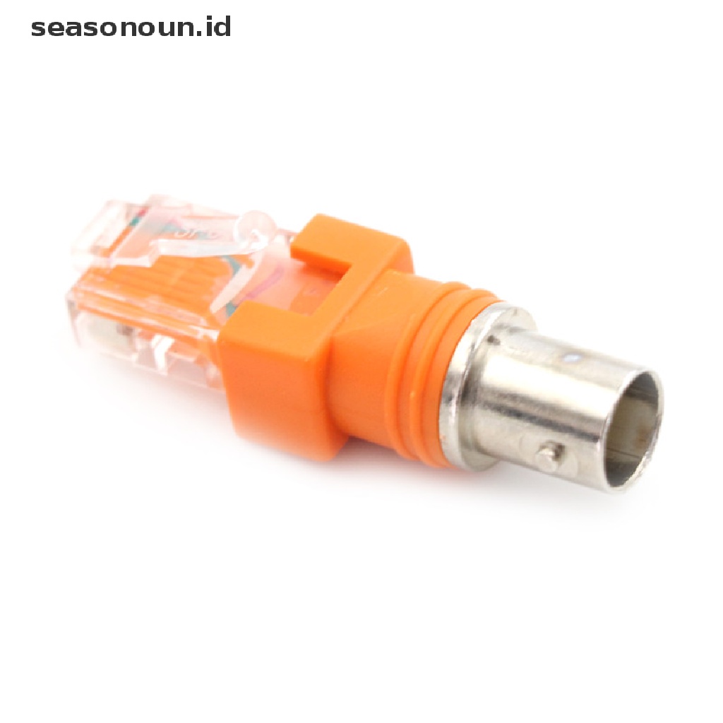 【seasonoun】 BNC Female to RJ45 Male Coaxial Barrel Coupler Adapter RJ45 to RF Connector .