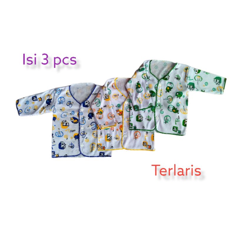 baju bayi/atasan bayi baru lahir lengan panjang