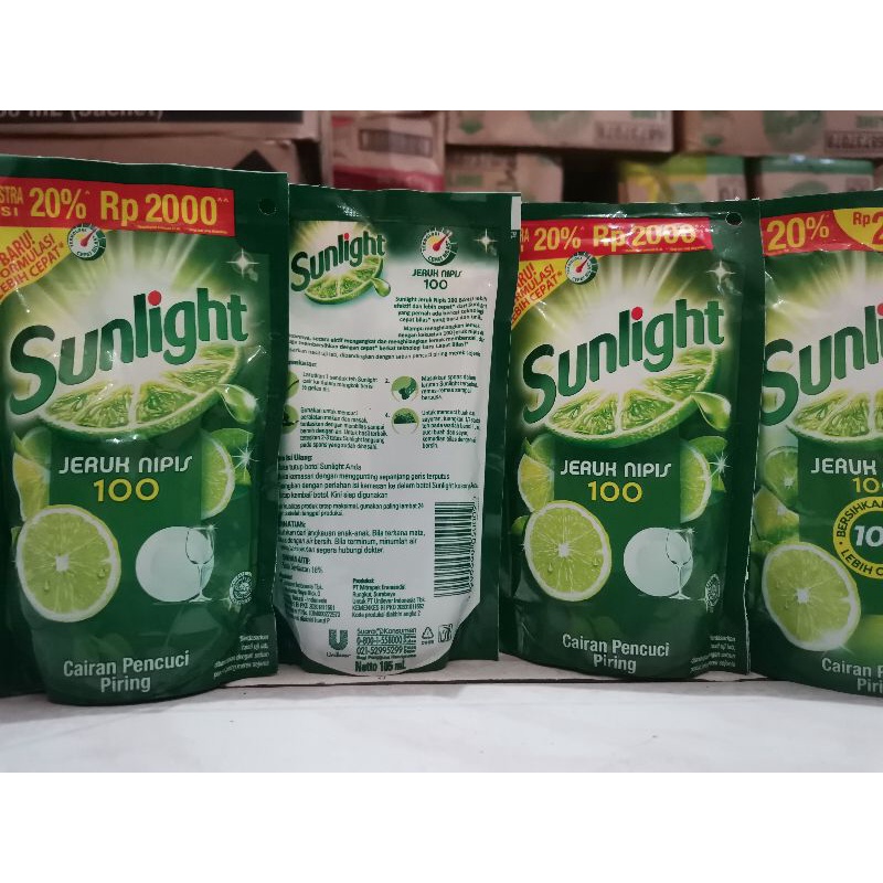 Sunlight 105ml x 6 PAKET HEMAT &amp; 210ml x 3