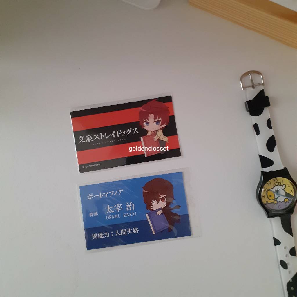 Bungou Stray Dogs Dazai Odasaku Port Mafia ID Card
