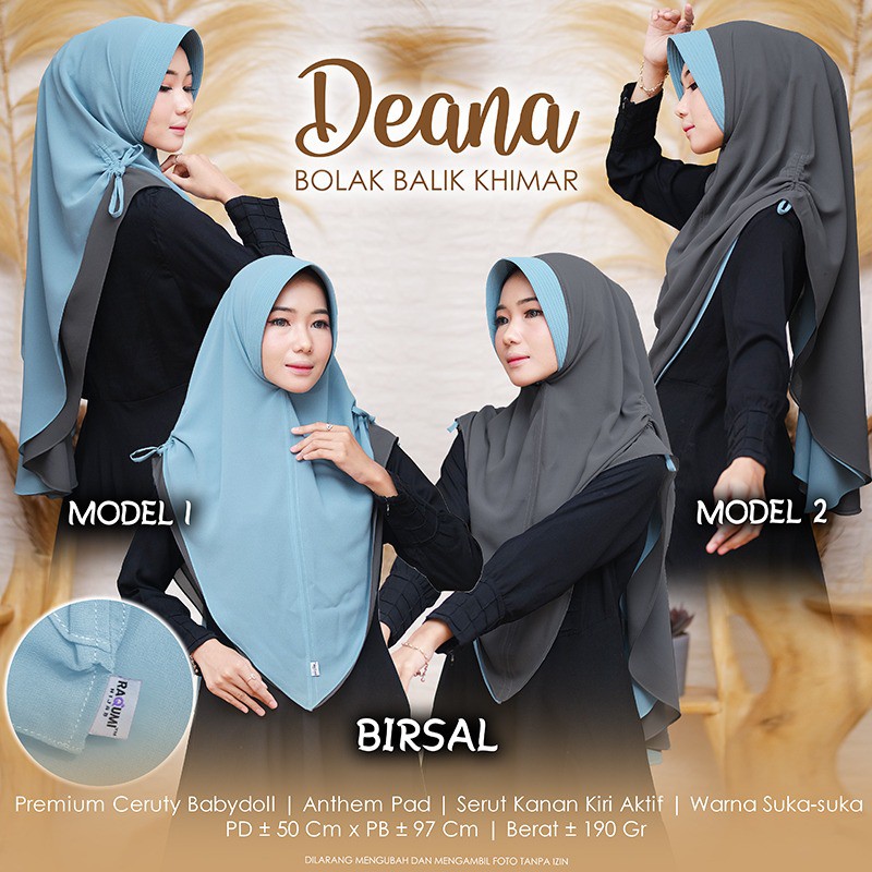 DALLA.COLLECTION-DEANA BOLAK BALIK KHIMAR-MNV RAQUMI