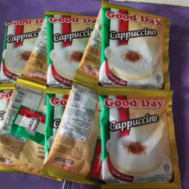 GOOD DAY CAPUCINO.SEPACK 10BKS @ 25 GRAM