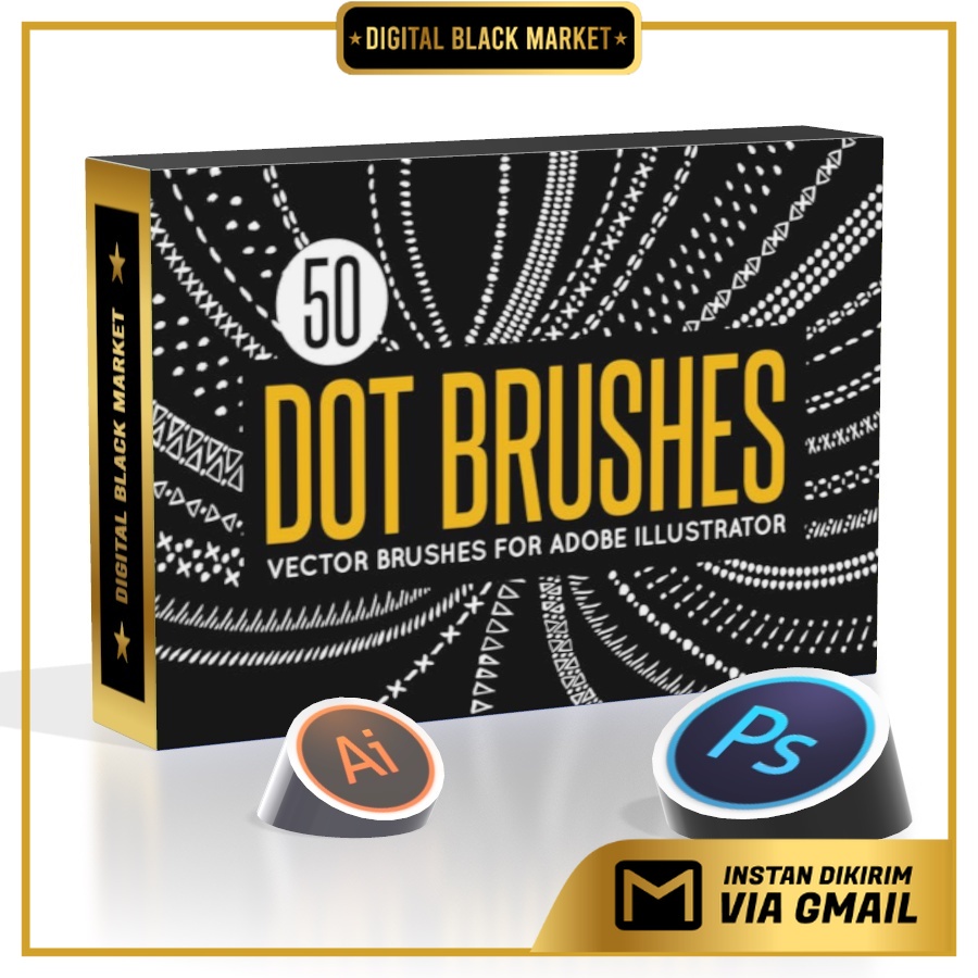 50 Vector Dot Brushes