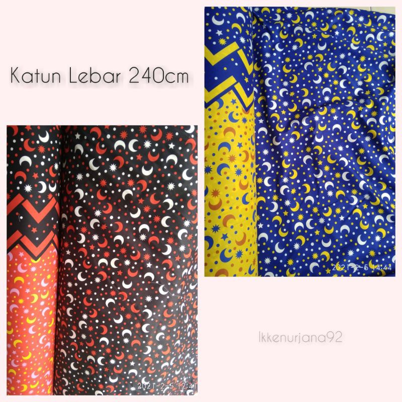 Banting Harga Kain Sprei Motif Bulan Bintang Kecil Kombinasi ore5lgCXgKEXY