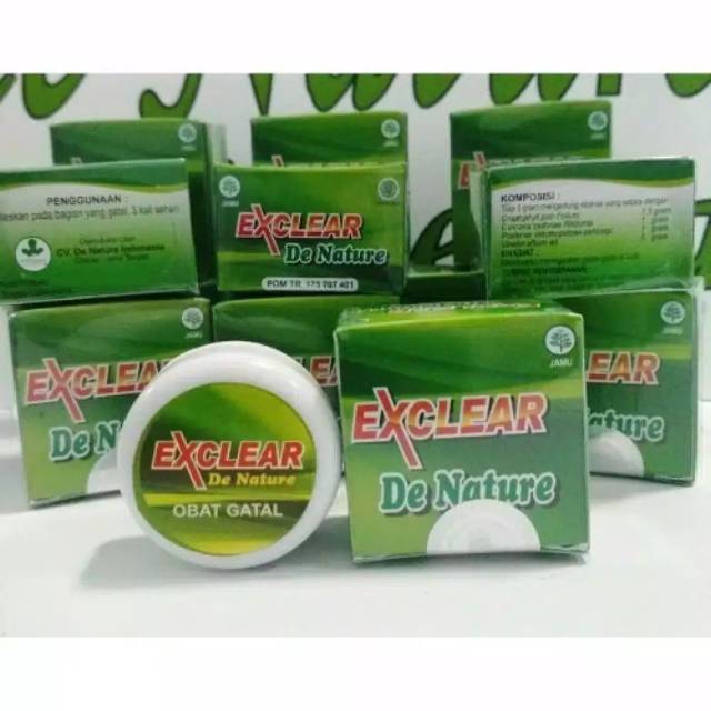 Salep  Gatal Exim/ Salep Gatel menahun,Kadas,Kurap/ Gatal Gatal Selangkangan Salep Exclear Herbal