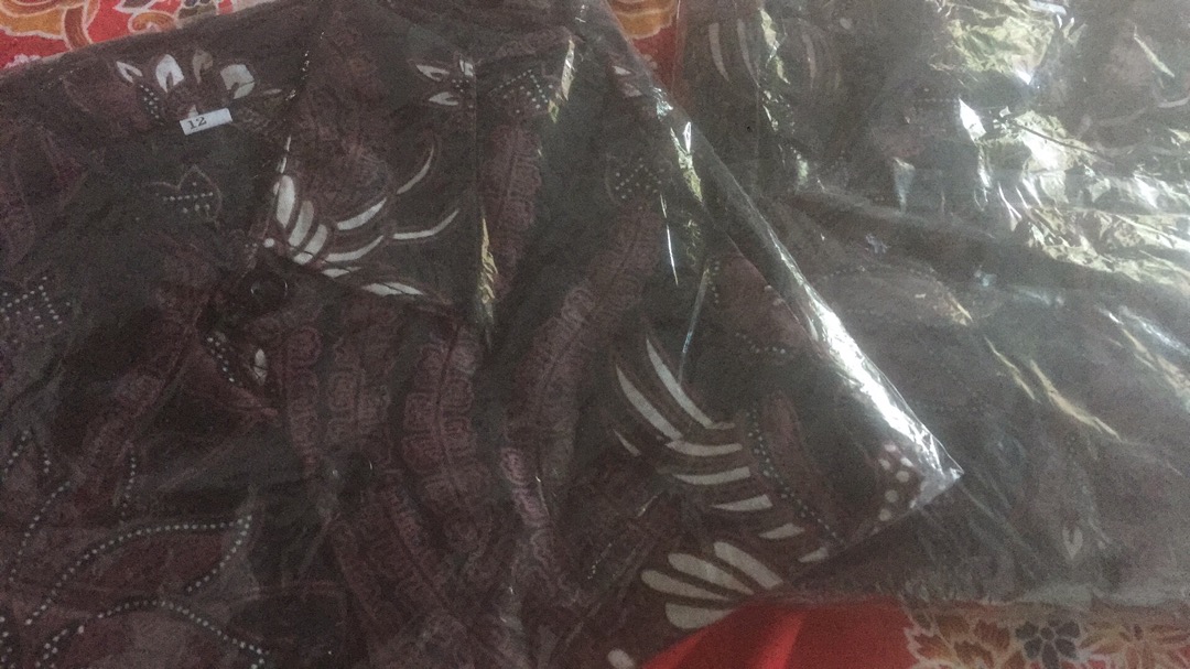 Batik Couple Keluarga Sania Ruffle Ori Ndoro Jowi Dnt Motif Manuk Tarung