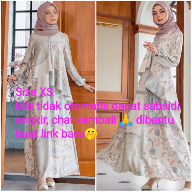 -Sold- Rumi dress Wearing Klamby bukan jeumpa kaftan