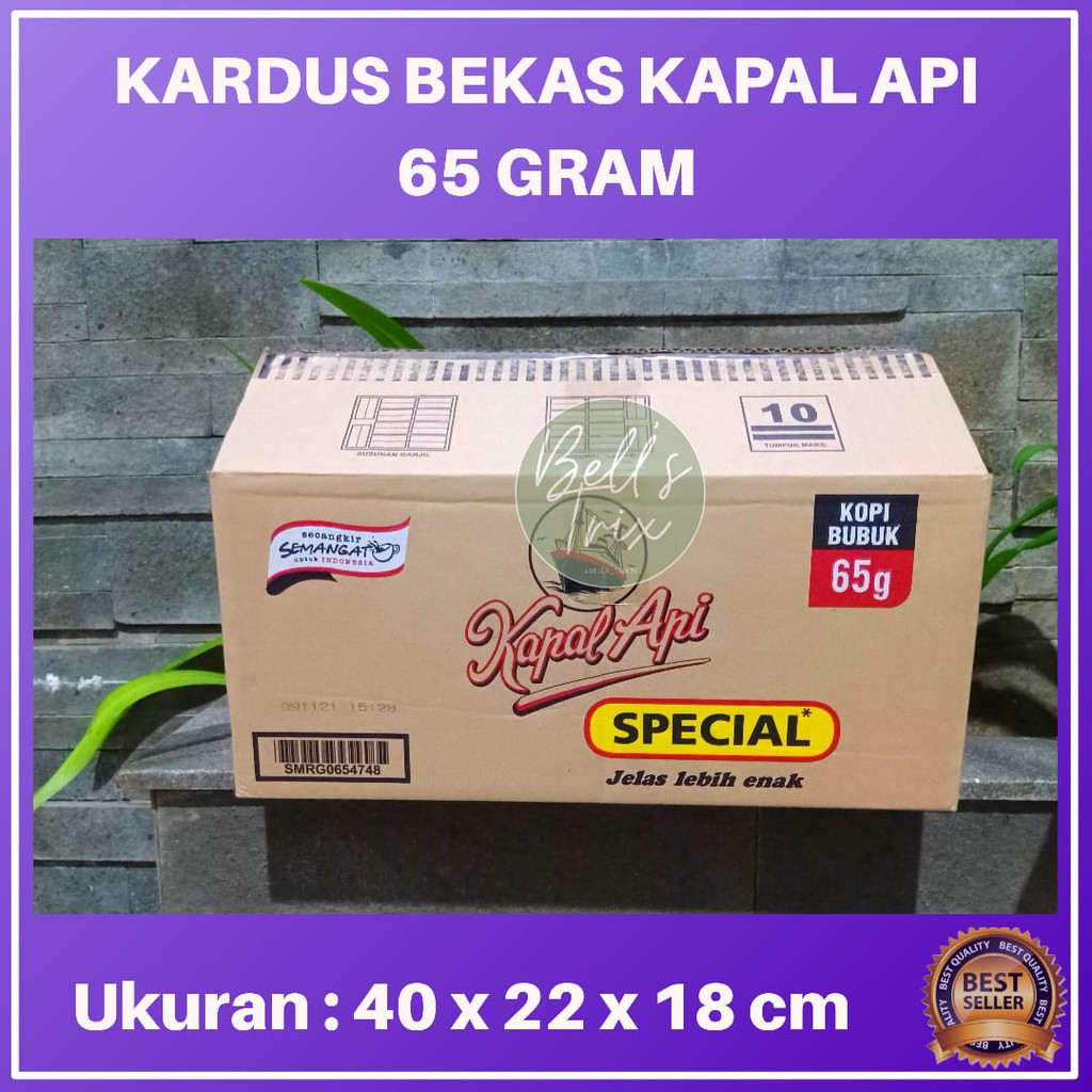 Kardus Bekas Kapal Api 65g/kardus bekas/kardus packing/dus bekas/dus packing