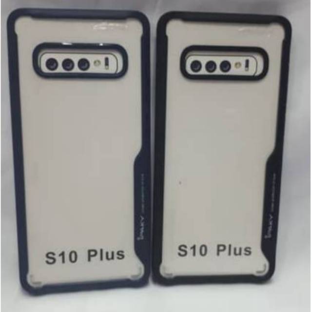 Samsung S10 / S10 Plus Cover Transparan Bumper Case Akrilik Ipaky Bening Samsung S10Plus