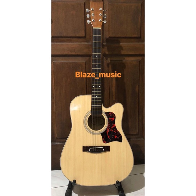 Gitar akustik YMH F1000 Jumbo paket lengkap