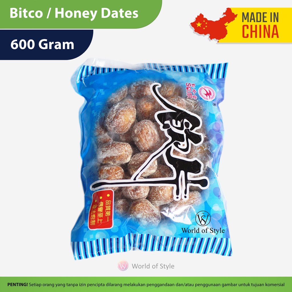 

600 Gram Bitco / Honey Dates / Kurma Madu / Mi Zao