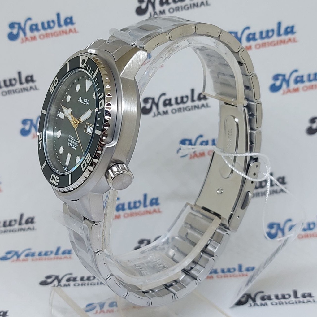 Alba Automatic AL4243X1 Tuna Green Dial - Jam Tangan Pria AL4243