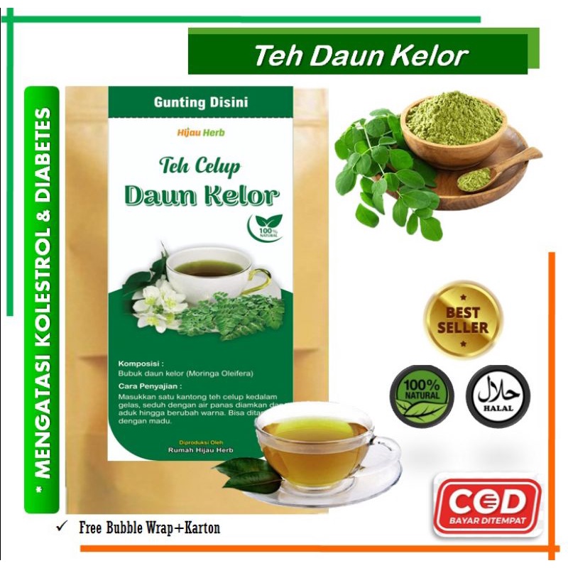 

Teh celup Daun Kelor moringa