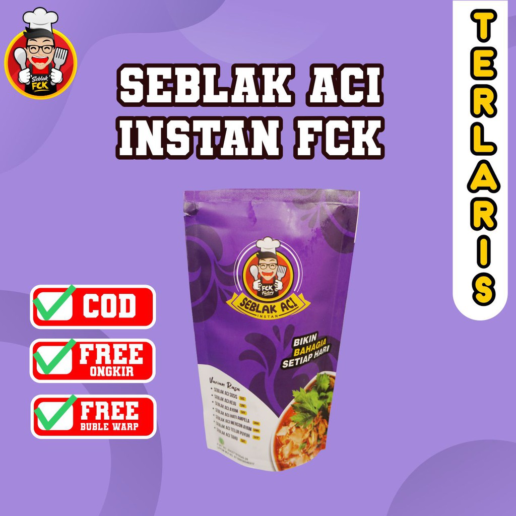 SEBLAK ACI FCK INSTANT / BASO ACI / CUANKI LIDAH / CUANKI TAHU / PEDAS GURIH