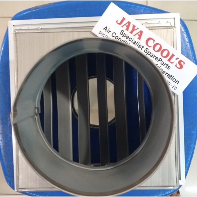 Grill Ac ducting ac 15cmx15cm cerobong 4”