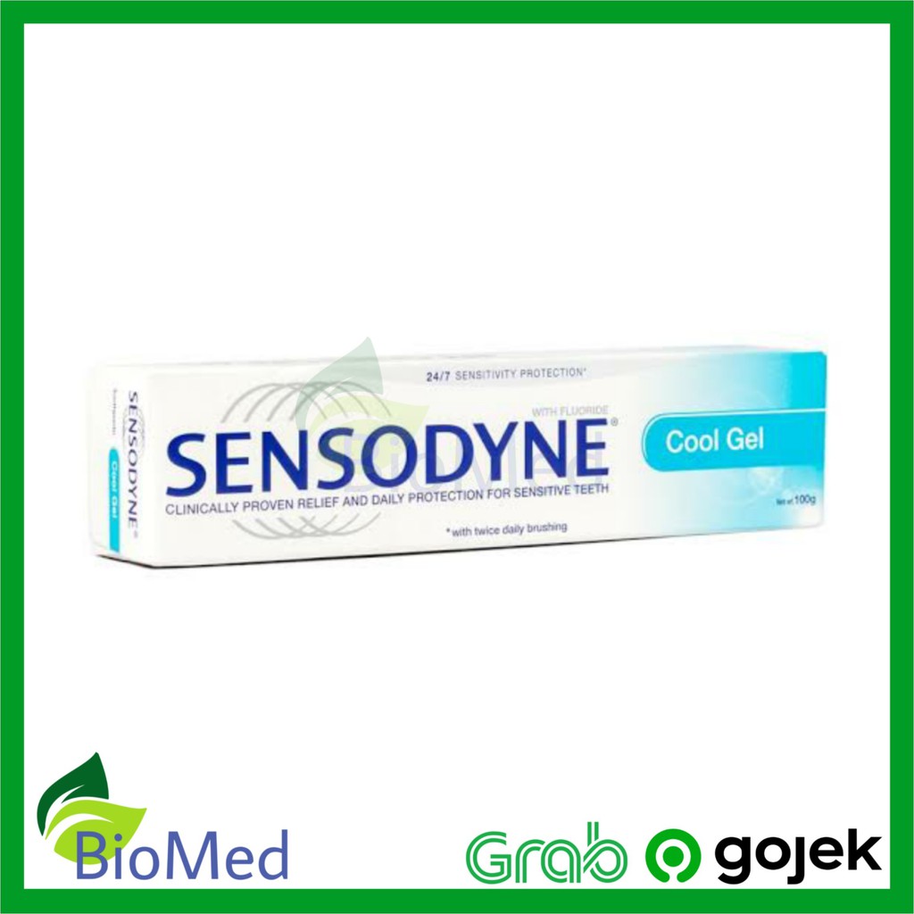 SENSODYNE COOL GEL 100 gram Biru - Pasta Gigi Odol Gigi Sensitive