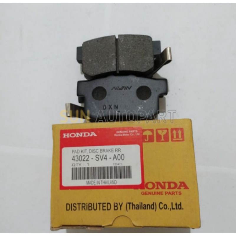 BRAKE PAD KAMPAS REM DEPAN CRV NEW CIVIC MAESTRO 43022-SV4-A00
