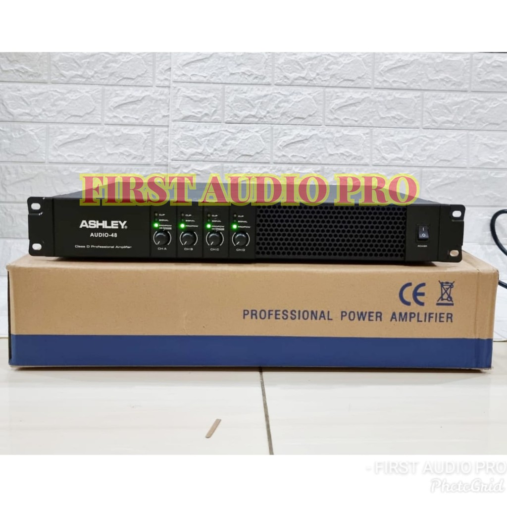 Jual Power Amplifier Ashley Audio 48 Original Power 4 Channel Class D