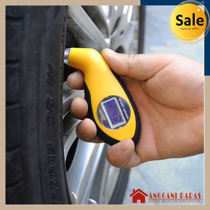 Manometer Alat Cek Angin Ban Mobil Digital Tire Pressure Gauge LCD Barometers