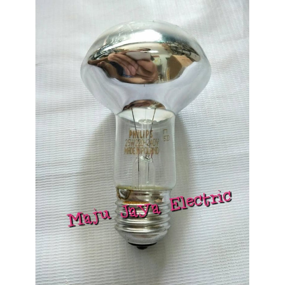 Lampu Penghangat Ayam Philips Spot 25 watt w Reflector Bulb 25W Panas  - FAZILA TRONIK