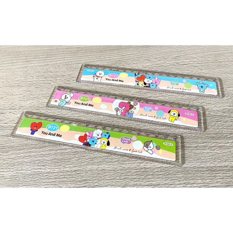 

Penggaris Anak Karakter BTS / BT21 18cm