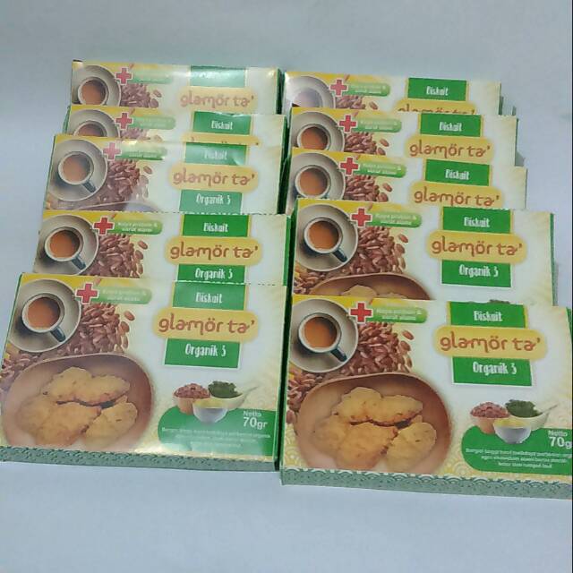 

Biskuit Daun kelor Glamor ta'