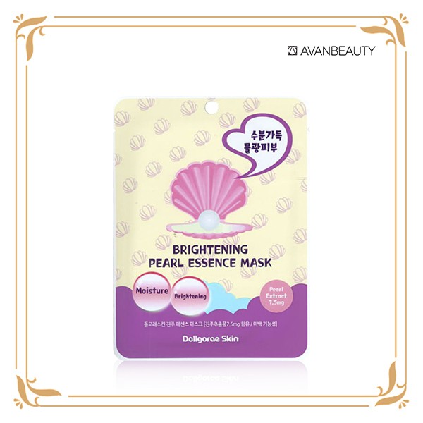 DOLLGORAE FACEMASK VARIANT PEARL MILK GREENTEA ALOEVERA EGG SNAIL Original Produk Korea Skincare