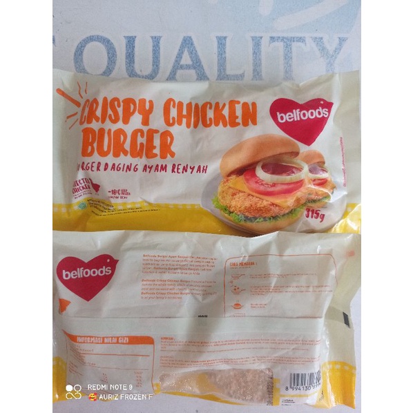 

Belfood Crispy Chicken Burger isi 6