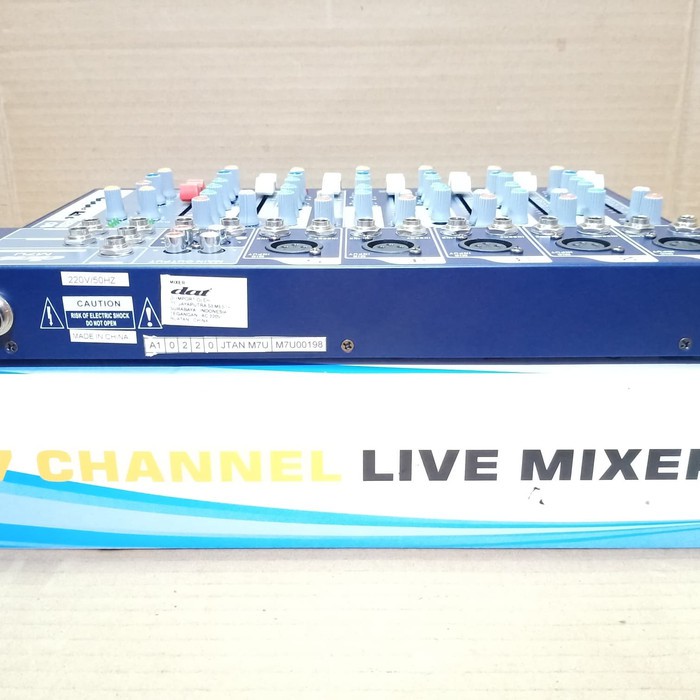 DAT M7U MIXER AUDIO 7 CHANNEL