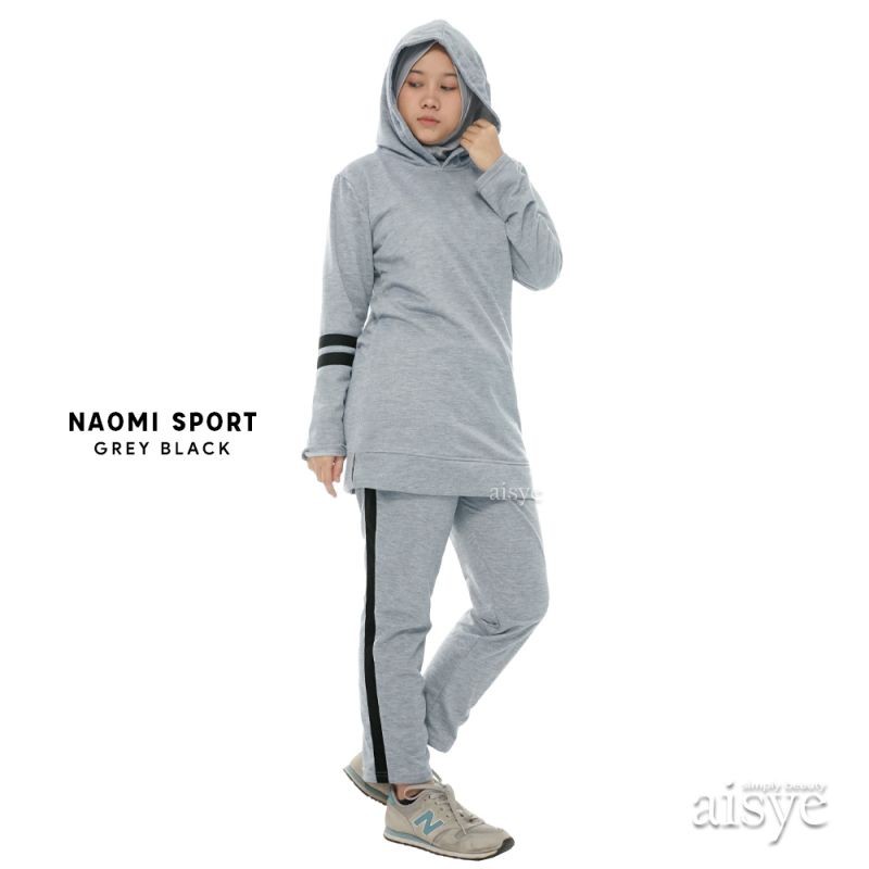 Baju Senam Setelan Wanita Olahraga Muslimah Sporty Muslim NAOMI AISYE