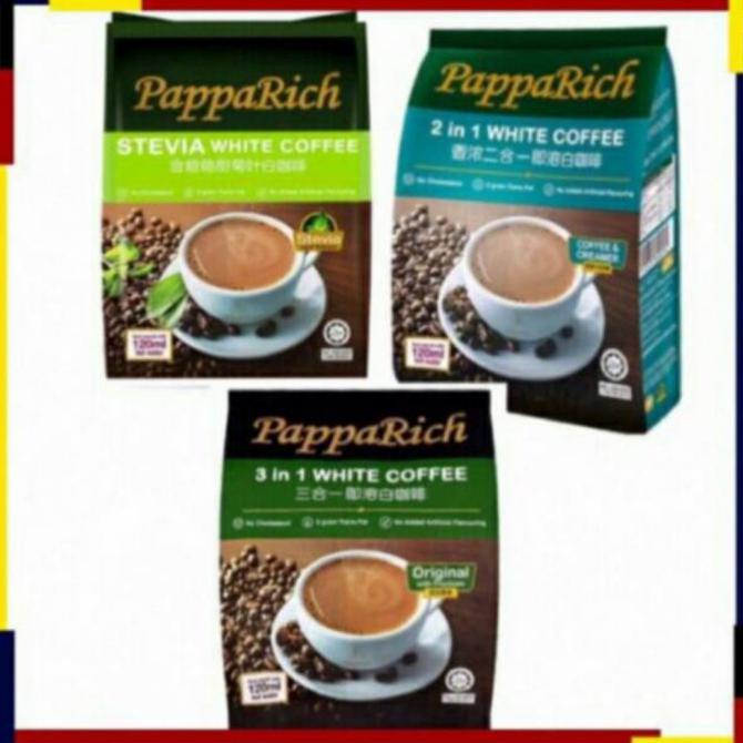 

Cuci Gudang Papparich 3 In 1 White Coffee Original Stevia 2 In 1 Coffee Creamer Bergaransi