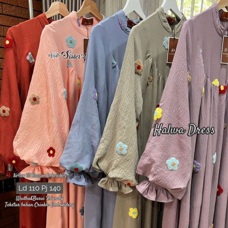 HALWA DRESS ORI D'LOVERA BY HIJAB SISTER